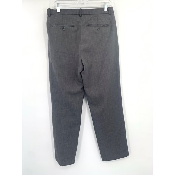 Calvin Klein Grey Flat Front‎ Men's Dress Pants Size W31 L30 - Picture 7 of 9